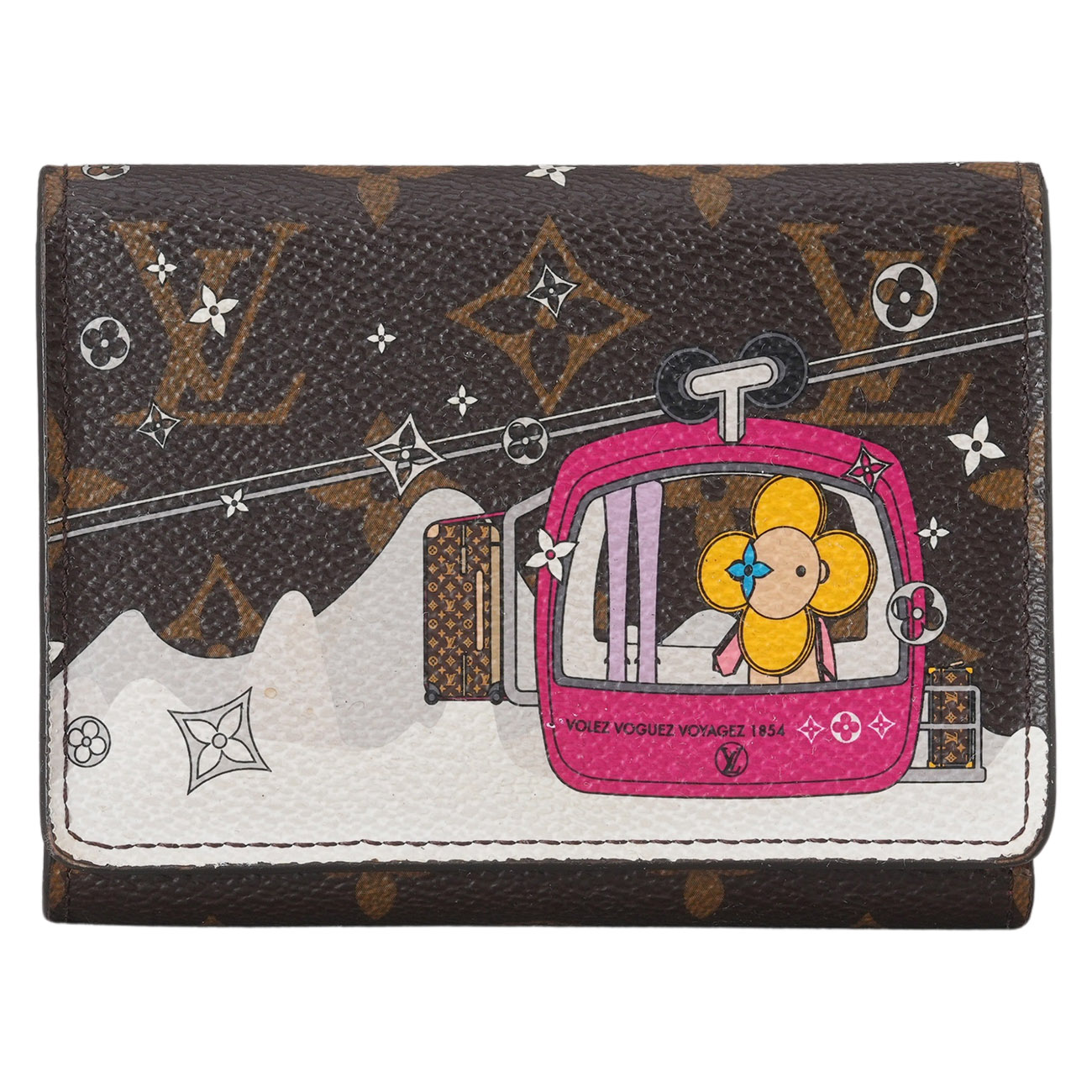 LOUIS VUITTON(USED)루이비통 빅토린 월릿 비비엔 홀리데이 에디션